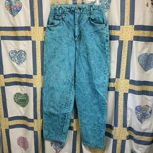 Vintage Levi's Women's Acid Wash Jeans Size 11 High Rise Made USA Tapered